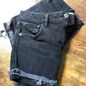 High waisted denim shorts ZARA size 4
